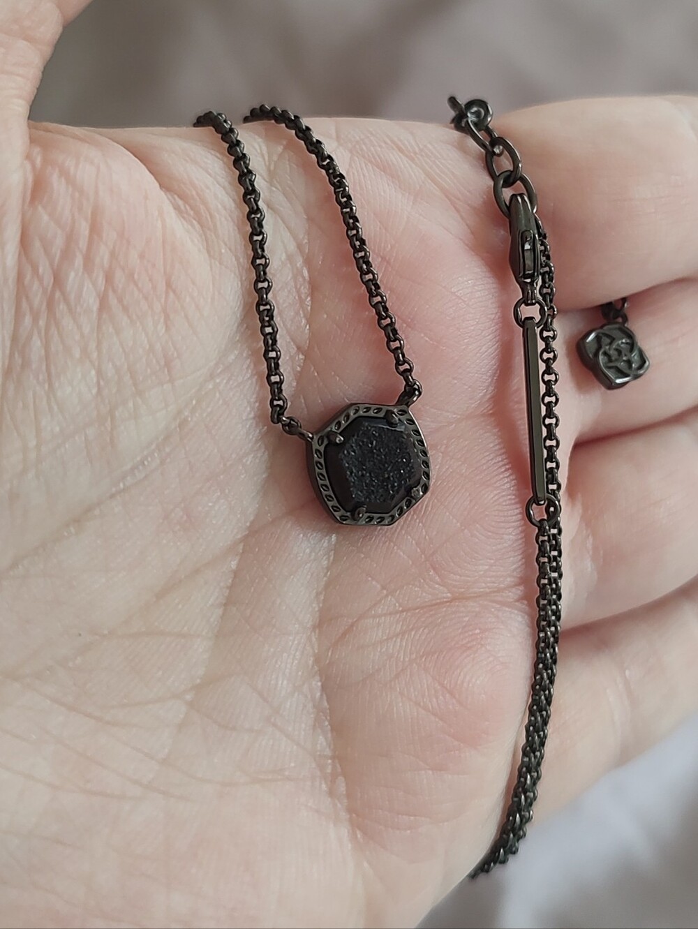 Kendra Scott Small Hexagon Necklace